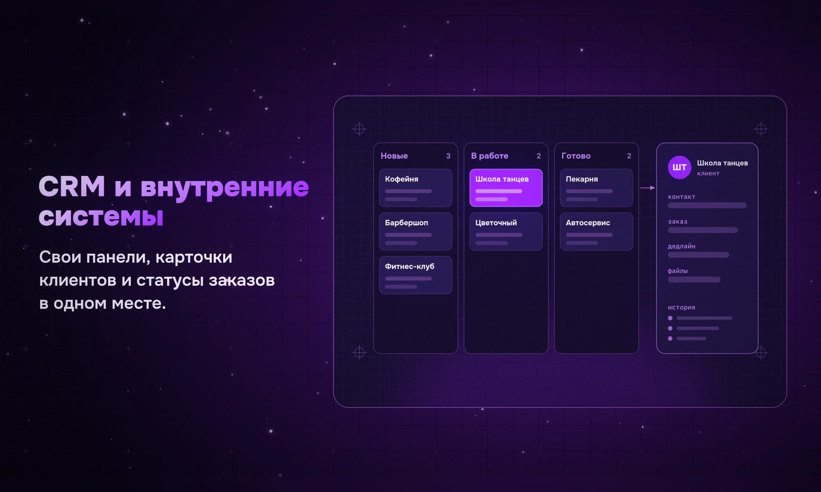 Разработка CRM и внутренних систем под ваш процесс: пример работы Wide Studio